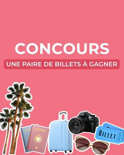 CONCOURS 🎉 (Fermé)
Envie de voyager à travers le monde le temps d’une visite ? Courez la chance de gagner une paire de billets pour le Salon International Tourisme Voyages, présenté par YUL ! 🌎
Pour participer :
✅ Suivez notre compte Instagram
📸 Partagez en story une photo d’un de vos voyages et identifiez @salontourismemtl
👥 Identifiez en commentaire la personne avec qui vous aimeriez venir au Salon
Le concours se termine le 18 septembre à minuit. Le gagnant sera sélectionné au hasard et contacté par message privé.
Bonne chance ! 🍀
📅 30 octobre au 1er novembre 2026
📍 Palais des congrès de Montréal
__
CONTEST 🎉 (Closed)
Want to travel the world in just one visit? Enter for a chance to win a pair of tickets to the International Tourism & Travel Show, presented by YUL! 🌎
To enter:
✅ Follow our Instagram account
📸 Share a photo from one of your trips in your story and tag @salontourismemtl
👥 Tag the person you’d like to come to the Show with in the comments
The contest ends at midnight on September 18. The winner will be selected at random and contacted by direct message.
Good luck! 🍀
📅 October 30 to November 1, 2026
📍 Palais des congrès de Montréal